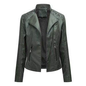 UDEAR Dark Green Stitch Accent Jacket Size L